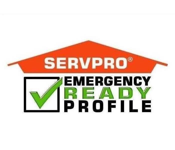 SERVPRO logo with emergency ready profile below